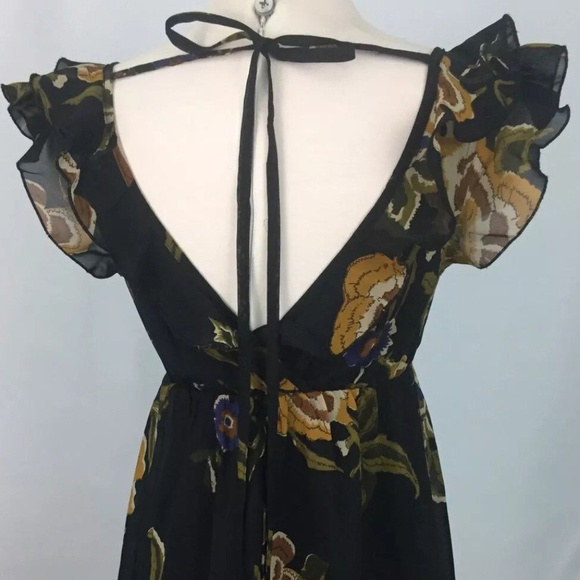 American Rag City Womens yellow/black Dress sz-xs - Picture 4 of 6